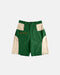 Bicolor Shorts: Sand/Green