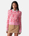 Monogram Cropped Sweater Pink