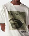 Mens Lips Photo T-Shirt White