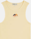 Icon Angels Ribbed Vest Yellow