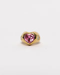 The Lovers Ring Pink Golden